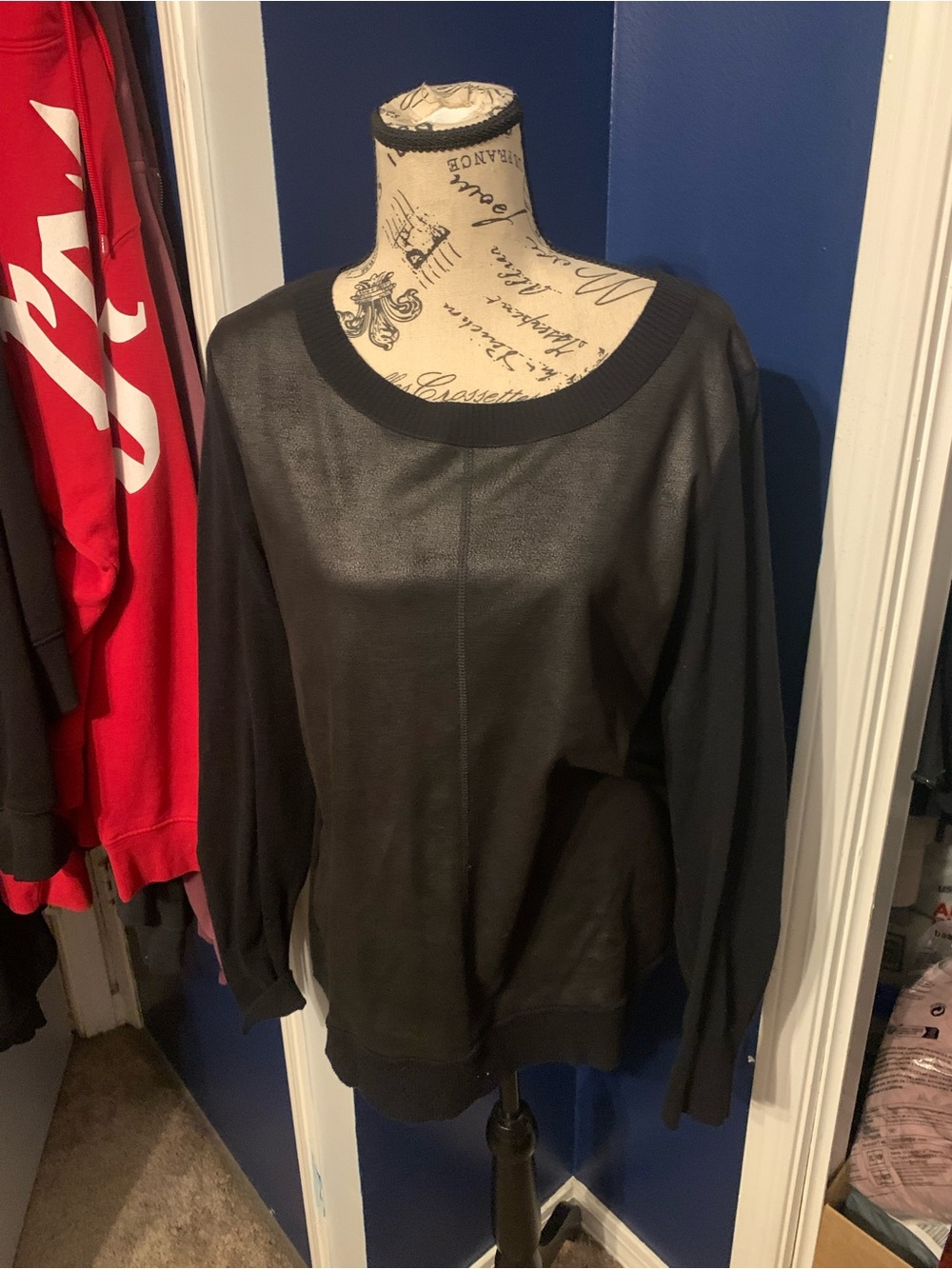 Express Black Crewneck Sweater